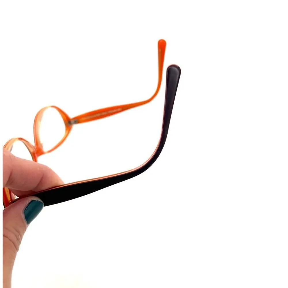 JEAN LAFONT PARIS Patchouli 7038 Cat Eye Glasses Frames Purple Orange 52-15-138